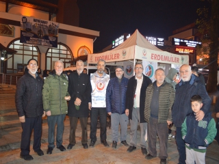 DÜZCE MERKEZ CAMİİNDE KANDİL